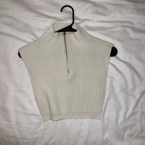 Cream Sweater Top